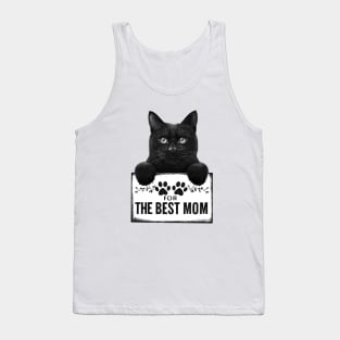 Black cat for the best mom Tank Top